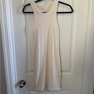 Cotton On Cream Ribbed Tank Top